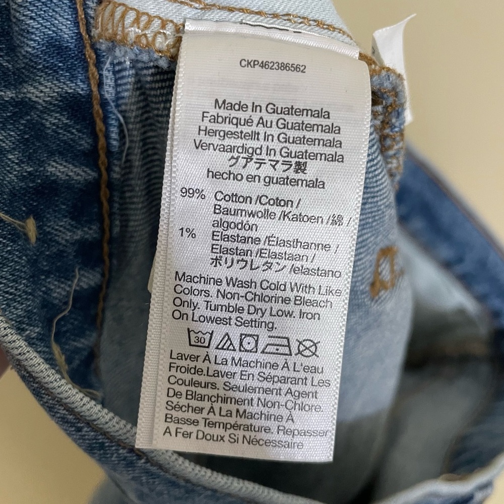 Madewell The Perfect Vintage Straight Jean Size‎ 29 Distressed - Picture 6 of 6